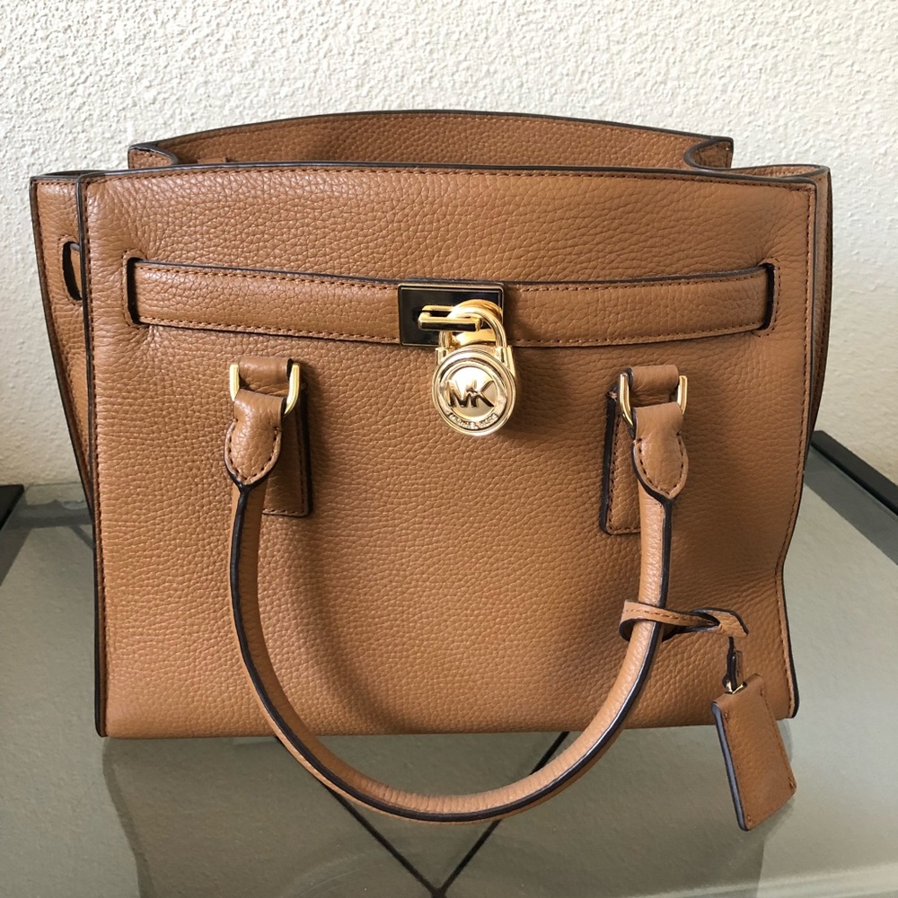 Michael Kors Large Hamilton Leather Tote
